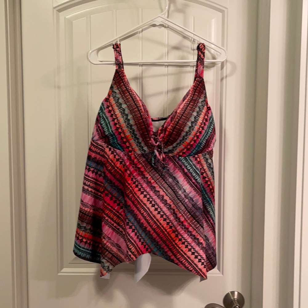 Tankini flowing blousy style
